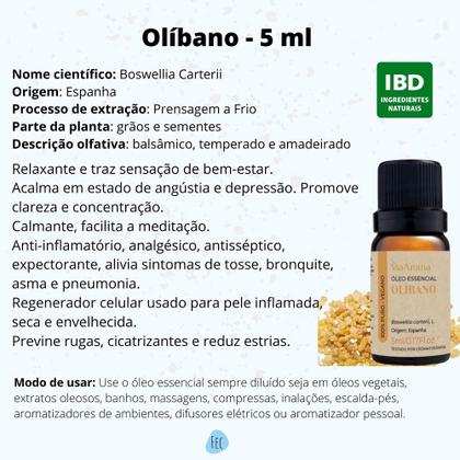 Imagem de Óleo Essencial Olíbano Via Aroma 5ml