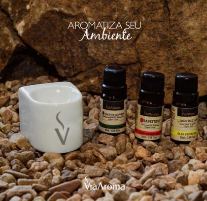 Imagem de Óleo Essencial Via Aroma 100% Puro - Melaleuca - Tea Tree