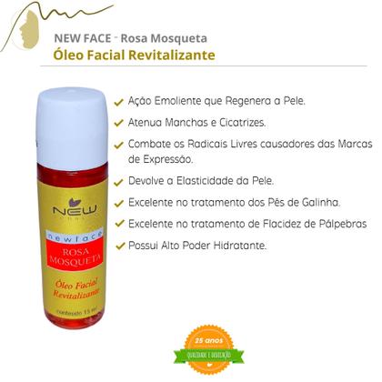 Imagem de Óleo Facial Rosa Mosqueta Anti Rugas, Manchas, Cicatrizes, Flacidez de Pálpebra e Linha de Expressão