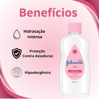 Imagem de Óleo Johnsons Baby Puro 200ml