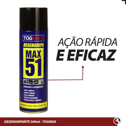 Imagem de Óleo Lubrificante Desengripante Antiferrugem Spray Multiuso 300ml Togmax