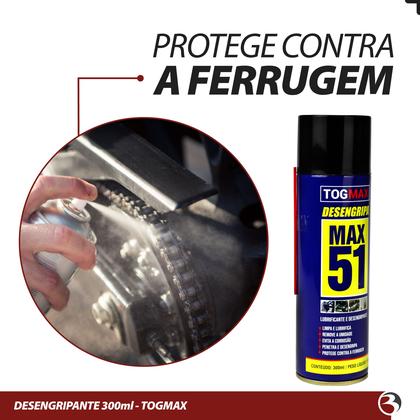 Imagem de Óleo Lubrificante Desengripante Antiferrugem Spray Multiuso 300ml Togmax