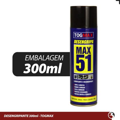 Imagem de Óleo Lubrificante Desengripante Antiferrugem Spray Multiuso 300ml Togmax
