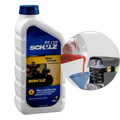 Imagem de Óleo lubrificante mineral para compressores 1 litro - MS LUB