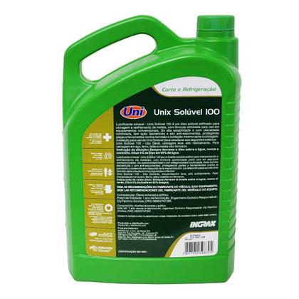 Imagem de Óleo Lubrificante Unix Solúvel 100 para Usinagem Ingrax 4 Litros