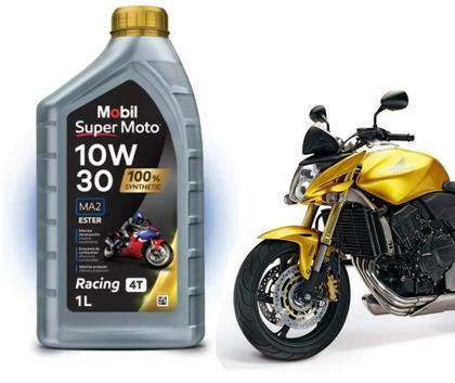 Imagem de Óleo Mobil Sintético 4T 10W-30 API SN - Mobil Super Moto 1L
