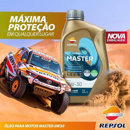 Imagem de Óleo Motor 0W30 Sintético Repsol Master Eco Acea C2 Ford 950A JLR 5007