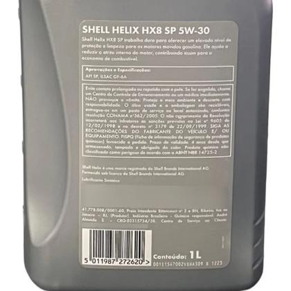 Imagem de Óleo Motor 5W30 Sintético Shell HX8 API SP Dexos 1 Gen 3