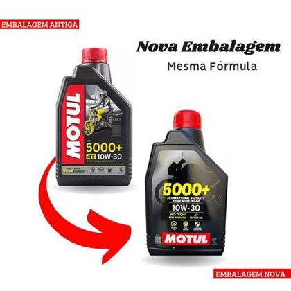 Imagem de Óleo Motul 5000 10w30 Semissintético 4 Tempos 1 Litro