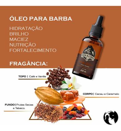 Imagem de Óleo Para Barba Hidratante Vanilla Coffee 25ml Don Alcides