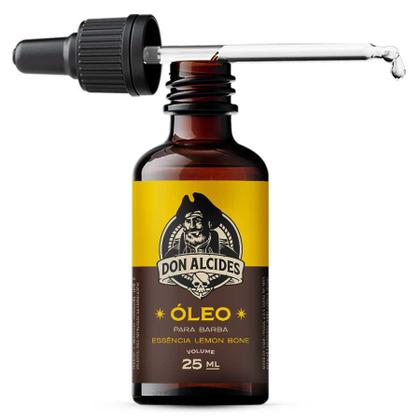 Imagem de Óleo para Barba Lemon Bone Cítrico Hidratação Intensa 25mL Don Alcides