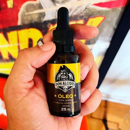 Imagem de Óleo Para Barba Lemon Bone Profissional 25Ml Don Alcides