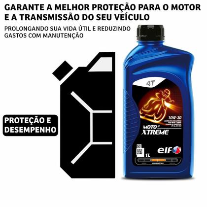 Imagem de Óleo Para Honda Nxr 160 Bros Elf Semissintético 10w30 Xtreme