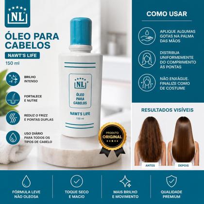 Imagem de Oleo Para Os Cabelos - Nawts Life