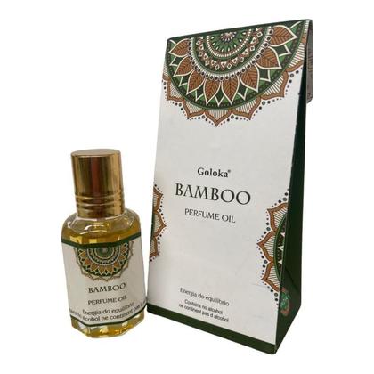 Imagem de Óleo Perfumado Indiano Goloka Bambu 10 Ml Caixa Com 12