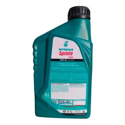 Imagem de Óleo Petronas Sprinta F300 20W50 Mineral Moto 4T API SL JASO MA2 1 Litro Proteção Antidesgaste