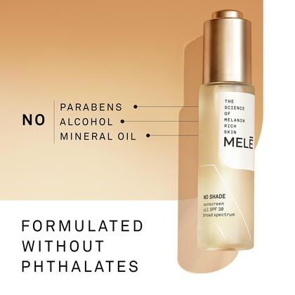 Imagem de Óleo Protetor Solar MELE No Shade SPF 30 Proteção UV 30mL