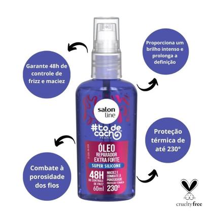 Imagem de Óleo Reparador Salon Line To de Cacho Extra Forte 60ml