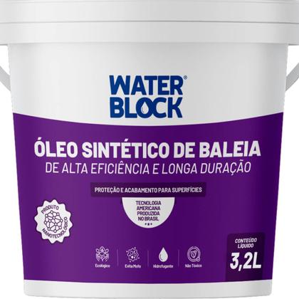 Imagem de Óleo Sintético De Baleia Balde 3,2L Aditivo Impermeabilizante Hidrofóbico Para Construção