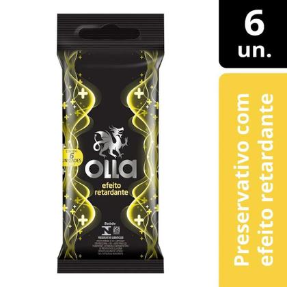 Imagem de Olla preservativo efeito retardante com 6 unidades