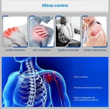 Imagem de Ombreira Suporte Para Ombro Neoprene Previne Luxação Protetor