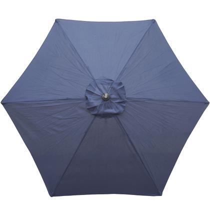 Imagem de Ombrelone Central Articulado de Alumínio 2,70 metros com Manivela Importway IWOBCA-270