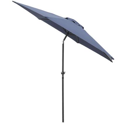 Imagem de Ombrelone Central Articulado de Alumínio 2,70 metros com Manivela Importway IWOBCA-270