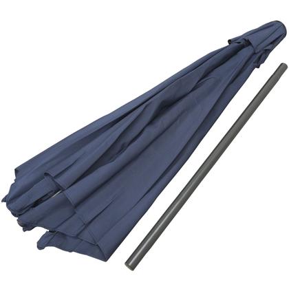 Imagem de Ombrelone Central Articulado de Alumínio 2,70 metros com Manivela Importway IWOBCA-270