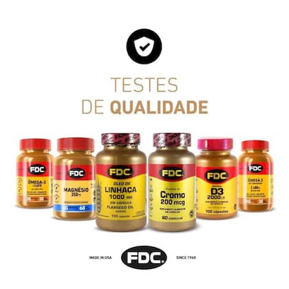 Imagem de Ômega 3 1000mg 140 Capsulas FDC Vitaminas