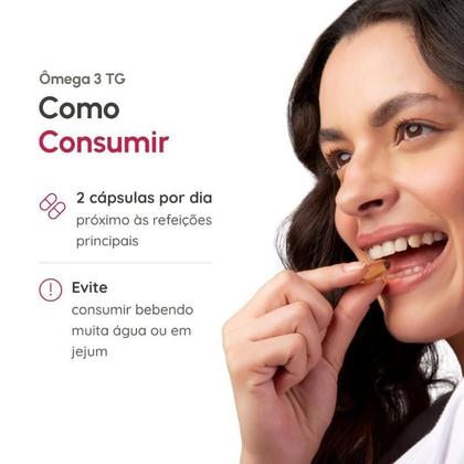 Imagem de Ômega 3 1000mg TG - Importado e Rico EPA DHA Com Selo IFOS e Vitamina E de 120 cápsulas Vhita 2 unidades