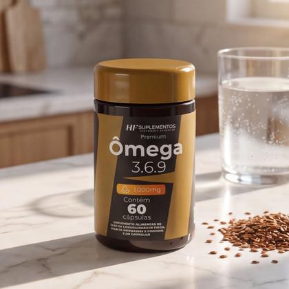 Imagem de Omega 3 6 9 60caps peixe linhaça borragem hf suplements