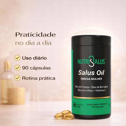Imagem de Omega 3, 6, 9 Omega Mulher 90 Cápsulas Nutri Salus
