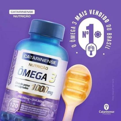 Imagem de Omega 3 Catarinense Legitimo Fish Oil Com 120