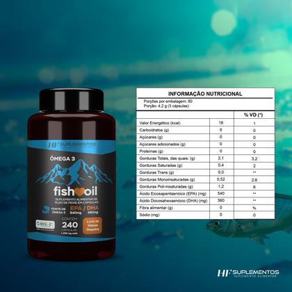 Imagem de Omega 3 fish oil meg 3 240 cps hf suplementos