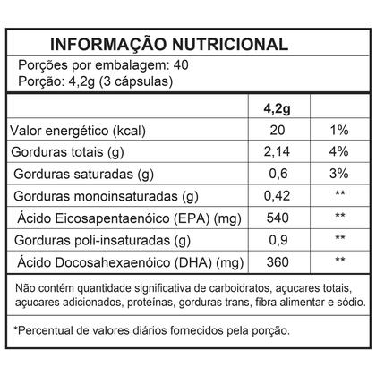 Imagem de Ômega 3 Óleo De Peixe 1000mg Com Selo Meg3 120 cápsulas Fitoprime