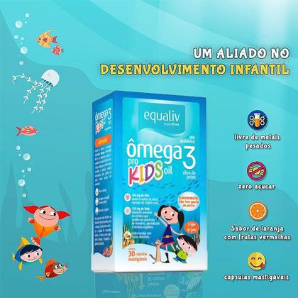 Imagem de Omega 3 Pro Kids  Oil 30 Caps Mast Uso Pediatrico - Equaliv