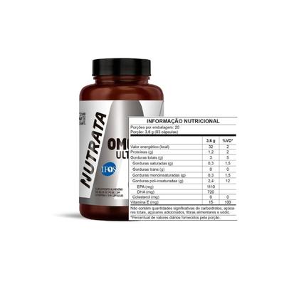 Imagem de Omega 3 Ultra TG 120 Capsulas  1830 Mg   Nutrata