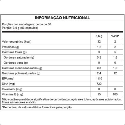 Imagem de Ômega 3 Ultra TG EPA DHA 200 Capsulas Nutrata