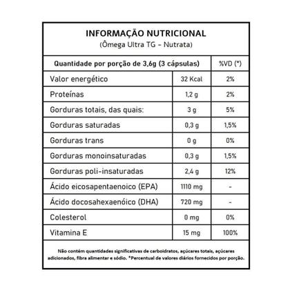 Imagem de Ômega Ultra Tg - Nutrata 60 Cápsulas