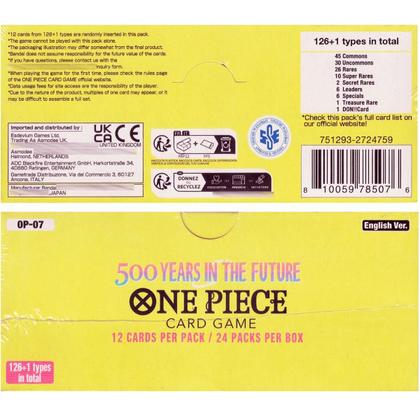 Imagem de One Piece TCG Box 24 Booster OP07 500 Years In The Future Cartas Inglês Bandai