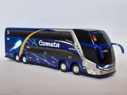 Imagem de Ônibus Brinquedo Miniatura Cometa 1800Dd G7 - Escala 1/43