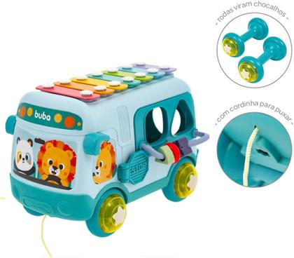 Imagem de Ônibus De Atividades Brinquedo Educativo Para Crianças Buba