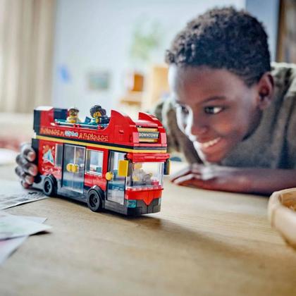 Imagem de Ônibus Panorâmico Vermelho Lego City