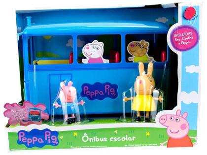 Imagem de Ônibus Peppa Pig Escolar Roda Livre
