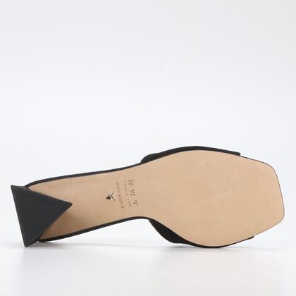 Imagem de Open Mule Couro Carrano Triangle Suede