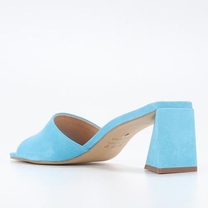 Imagem de Open Mule Couro Carrano Triangle Suede