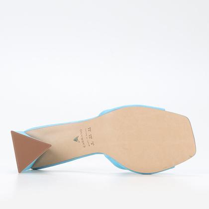 Imagem de Open Mule Couro Carrano Triangle Suede