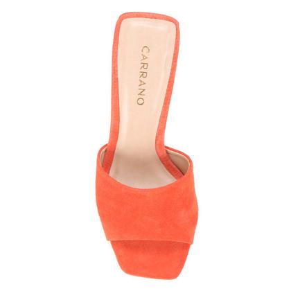 Imagem de Open Mule Couro Carrano Triangle Suede