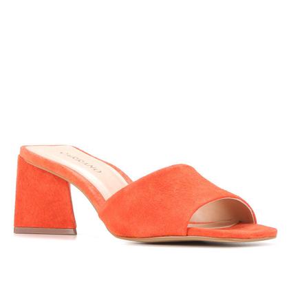 Imagem de Open Mule Couro Carrano Triangle Suede