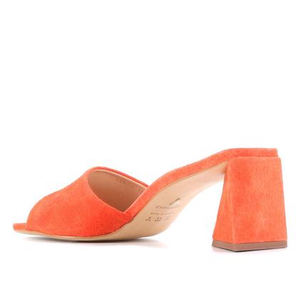 Imagem de Open Mule Couro Carrano Triangle Suede